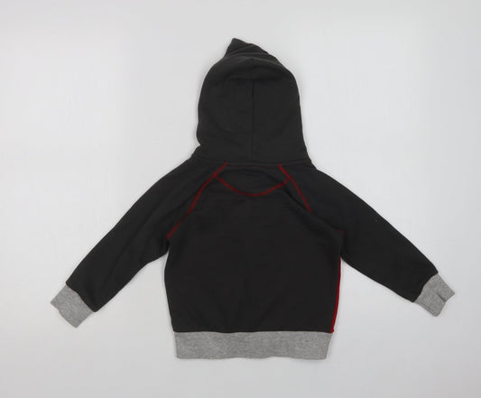 Kids Country Canada Baby Red Colourblock Cotton Full Zip Jumper Size 12-18 Months Zip - Moose
