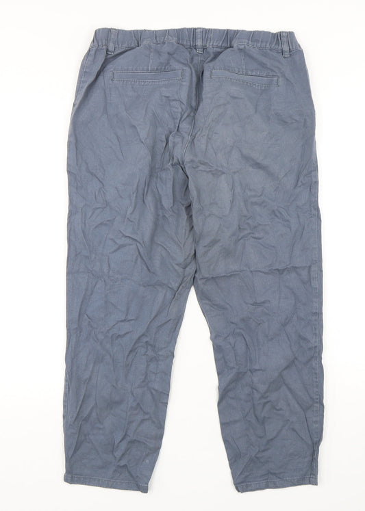 ASOS Womens Blue Cotton Jegging Jeans Size 10 L24 in Regular