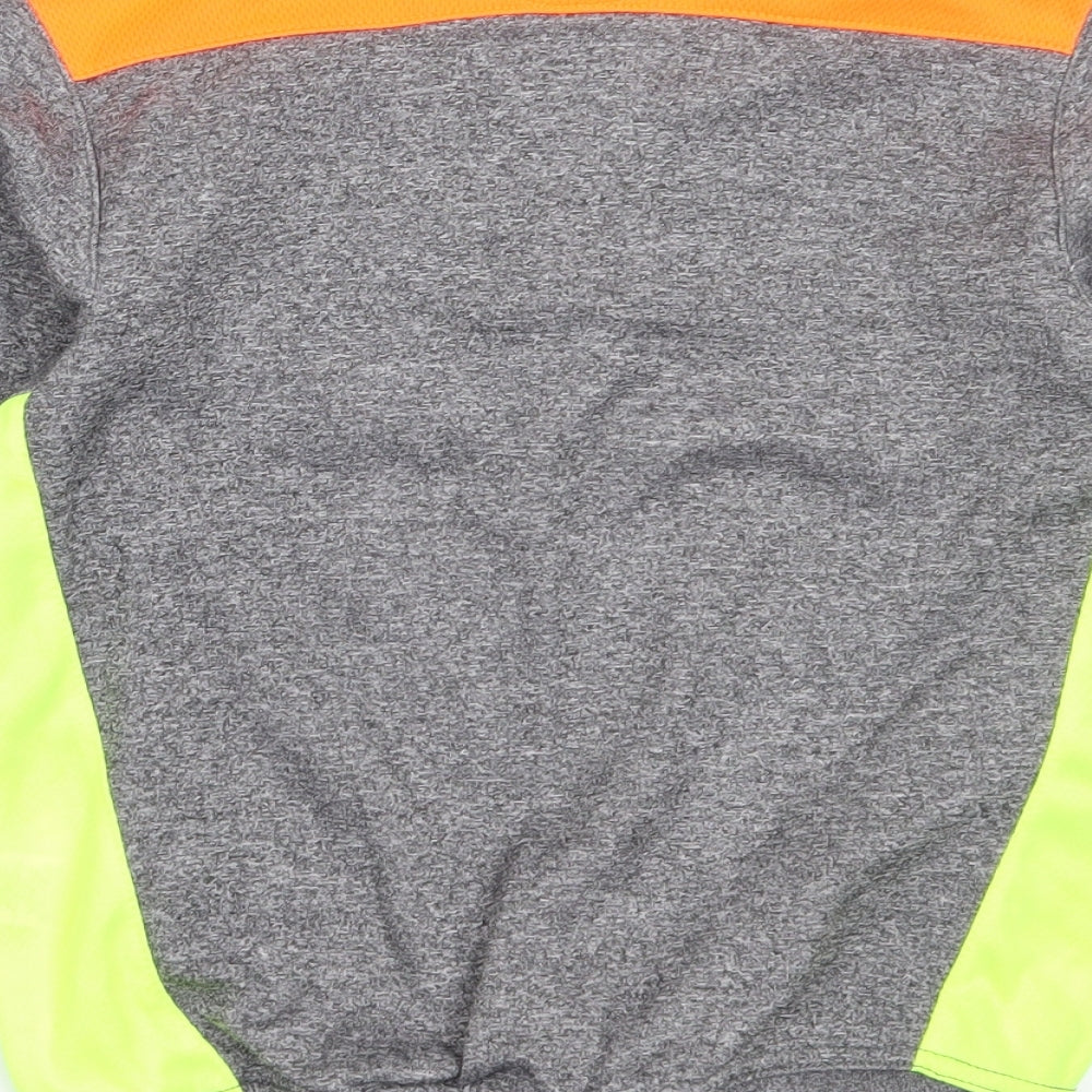 O'Neills Boys Grey Polyester Henley Sweatshirt Size 2 Years