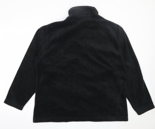 Grizzly Mens Black Jacket Size XL Zip
