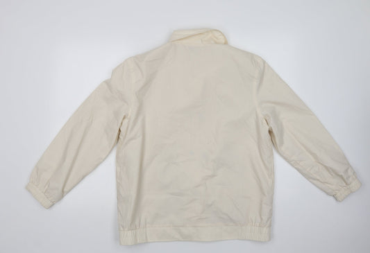 Damart Womens Ivory Jacket Size 14 Snap