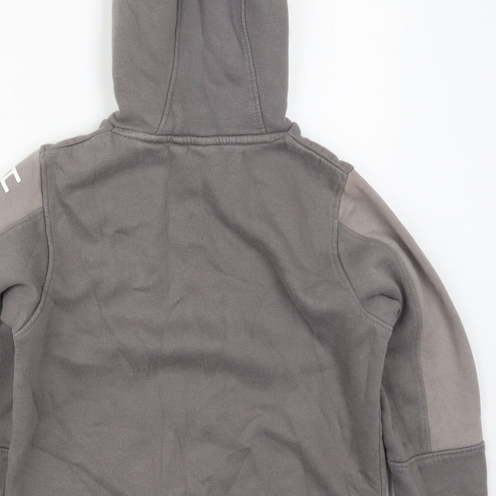 Hollyfield Girls Grey Cotton Pullover Hoodie Size 10-11 Years Pullover