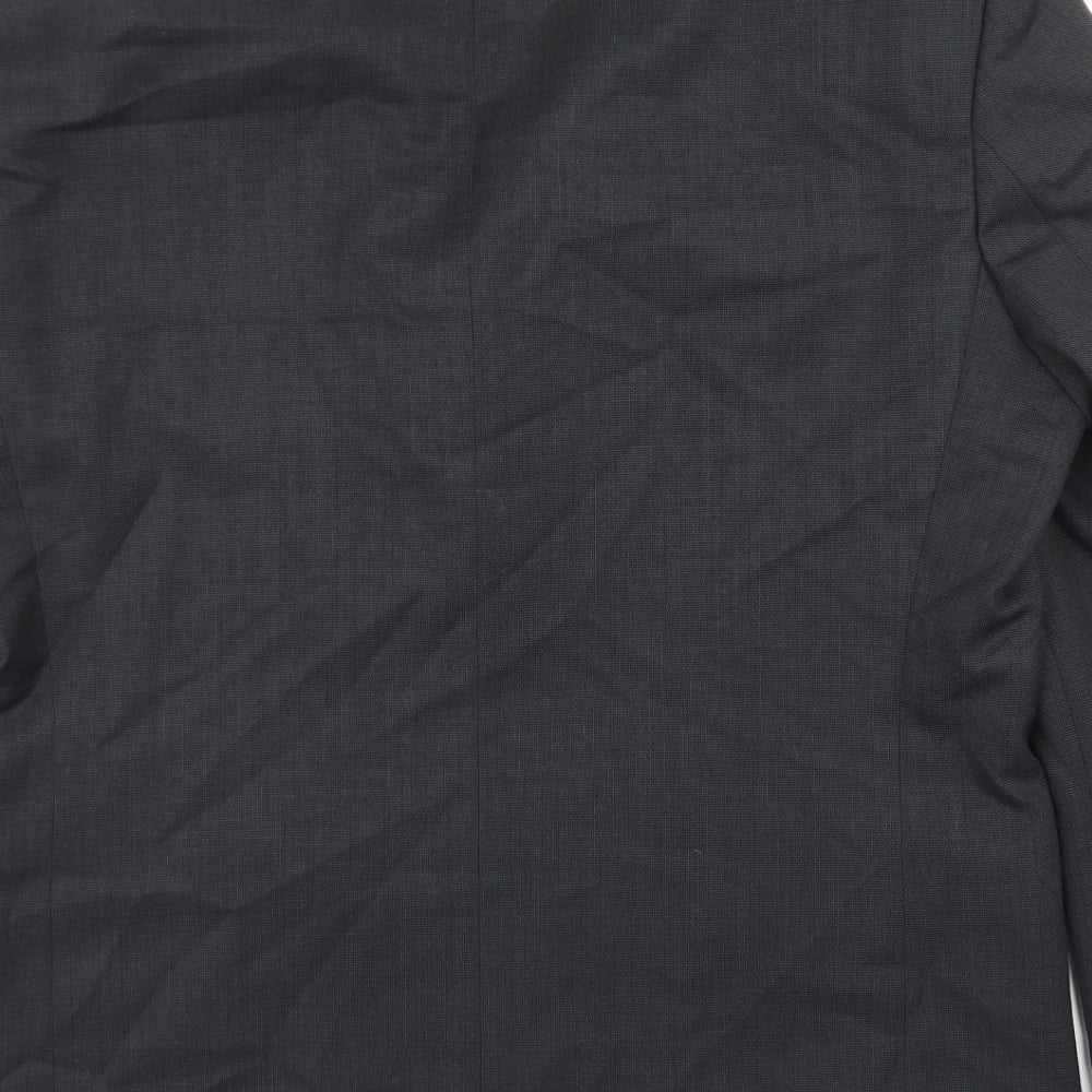 Burton Mens Grey Polyester Jacket Blazer Size 42
