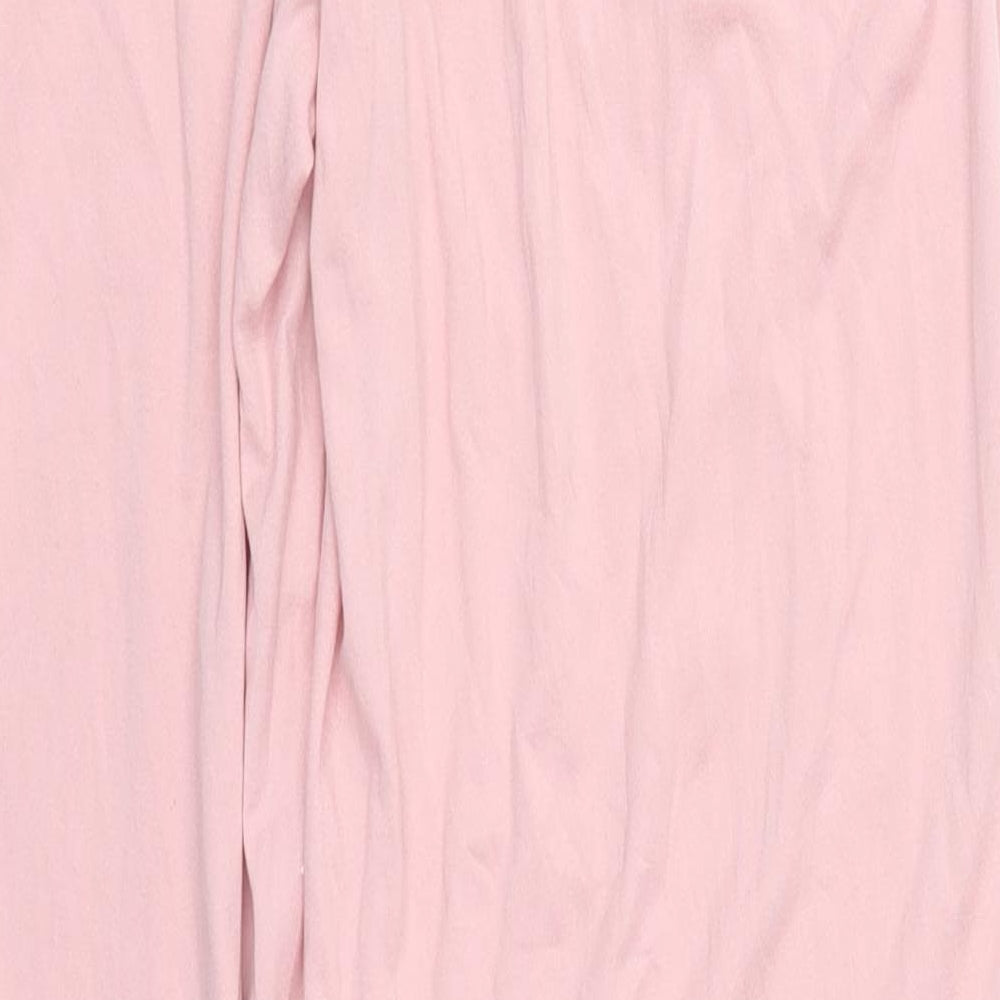 Preworn Womens Pink Viscose Trousers Size S L30 in Regular - Pyjama Pants