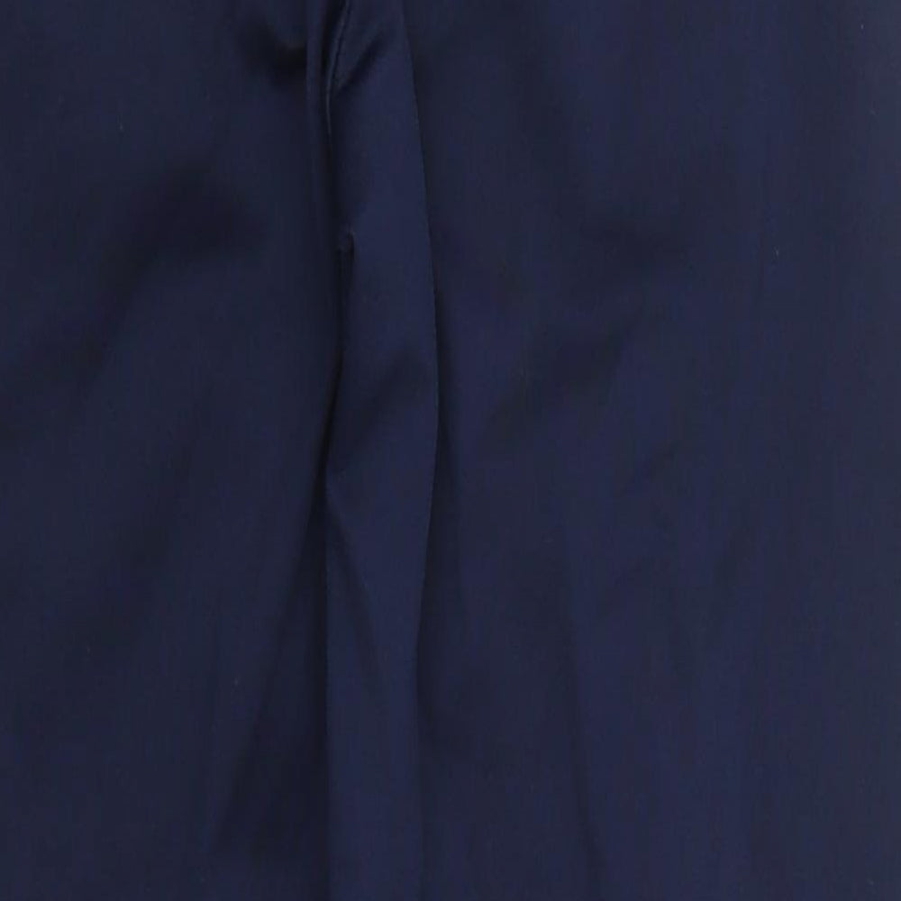 Preworn Mens Blue Polyester Sweatpants Trousers Size 23 in L24 in Regular