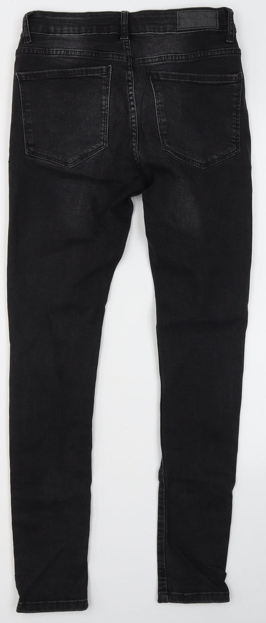 Denim & Co. Womens Black Cotton Skinny Jeans Size 30 in L29 in Slim