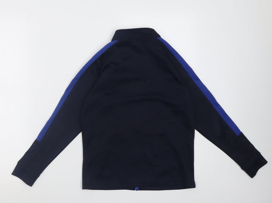 Finden Hales Boys Blue Polyester Full Zip Sweatshirt Size 9-10 Years Zip