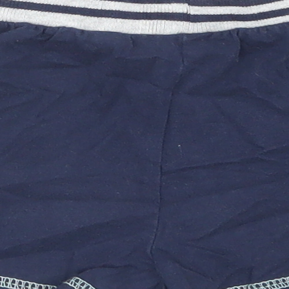 Disney Baby Baby Beige Cotton Cropped Trousers Size 9-12 Months - Mickey Mouse