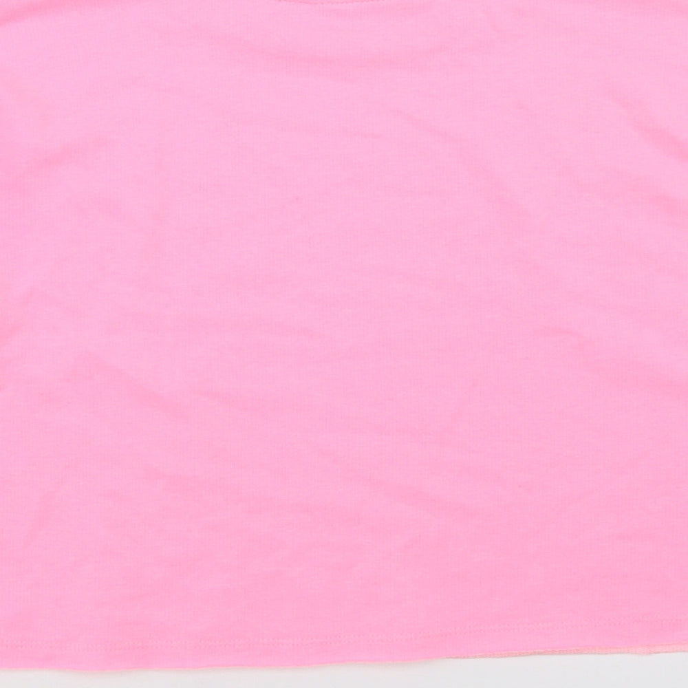 George Girls Pink Polyester Pullover Sweatshirt Size 10-11 Years - cropped