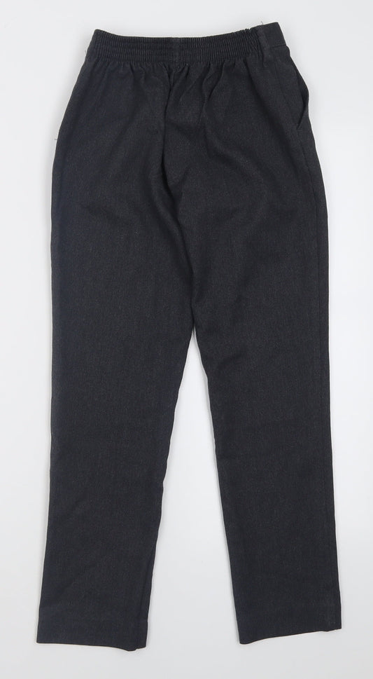 whites Boys Grey Polyester Capri Trousers Size 6 Years Regular Hook & Eye - School Wear