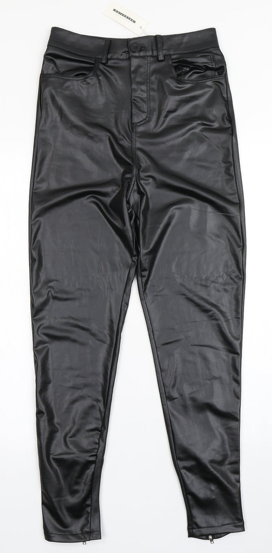 CBR Womens Black Cotton Jegging Leggings Size S L25.5 in