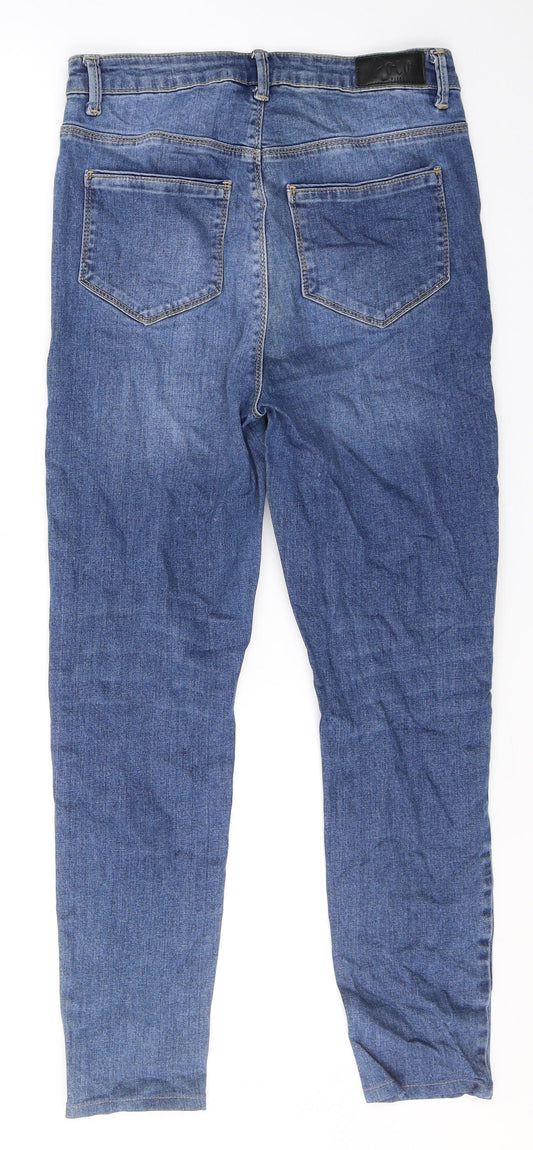 Polo Womens Blue  Cotton Skinny Jeans Size 10 L25 in Regular Zip