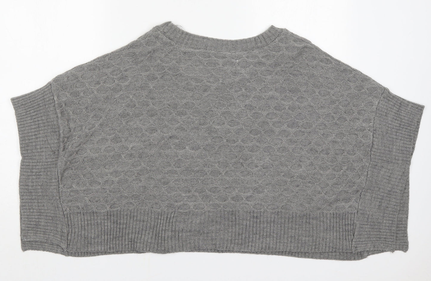 Jane Norman Womens Grey Jacket Poncho Size 10
