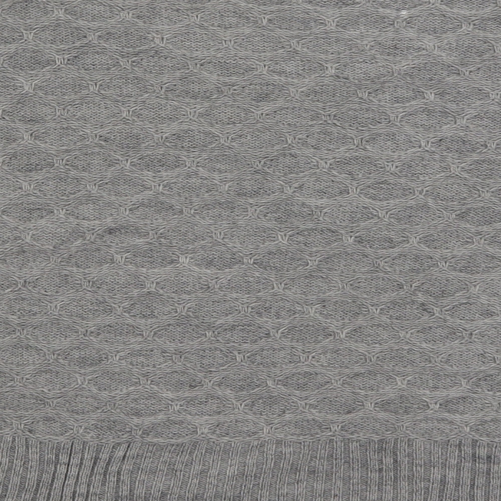 Jane Norman Womens Grey Jacket Poncho Size 10