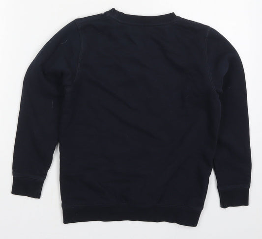 Lily & Dan Boys Blue Polyester Pullover Sweatshirt Size 9-10 Years Pullover