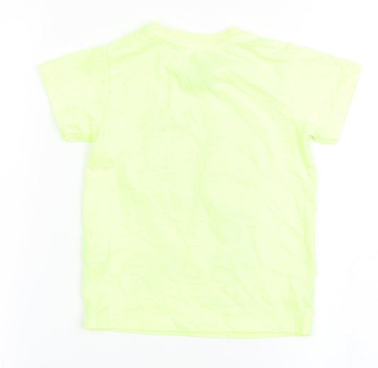 Matalan Boys Yellow Cotton Basic T-Shirt Size 4 Years Round Neck Pullover - Gaming