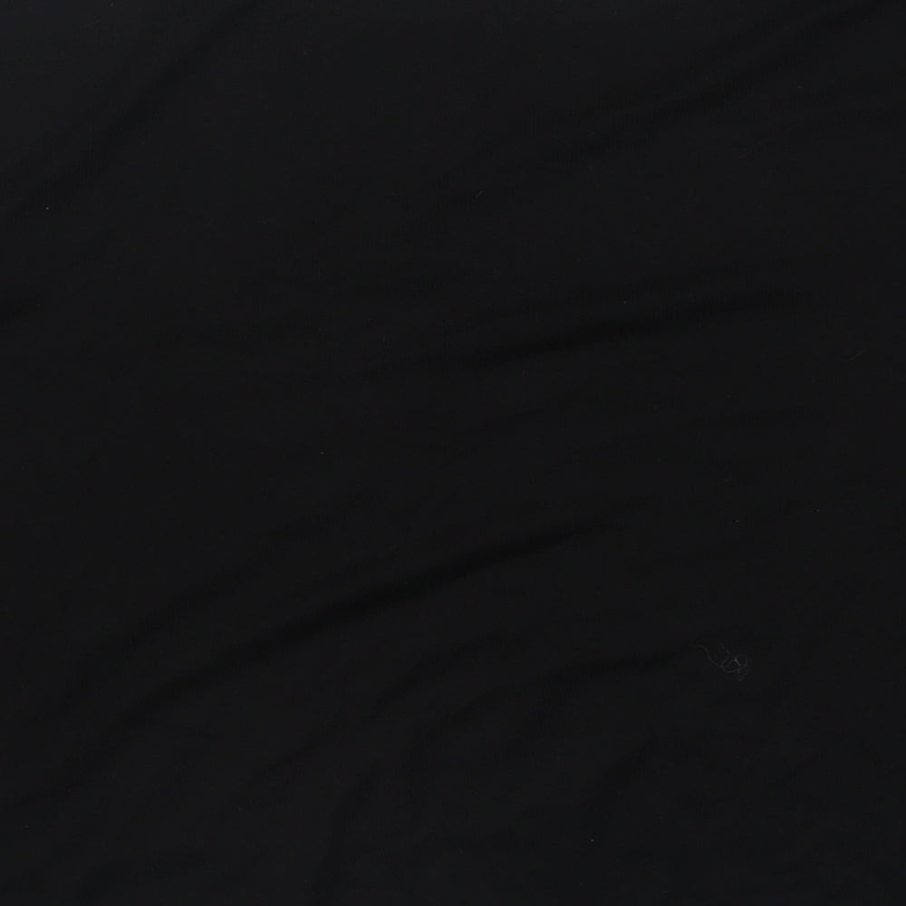 NEXT Womens Black Crew Neck Acrylic Pullover Jumper Size 10