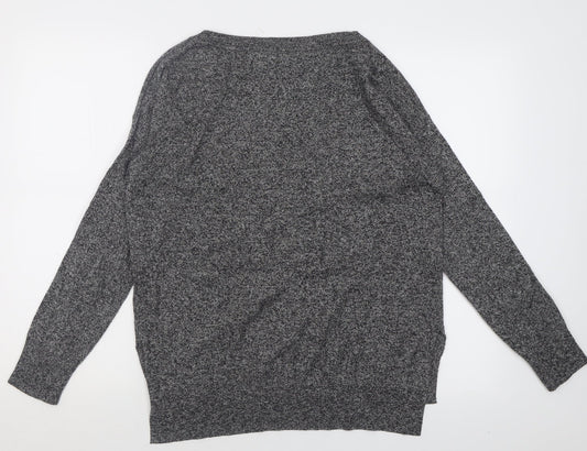 Gap Mens Grey Crew Neck Nylon Pullover Jumper Size S