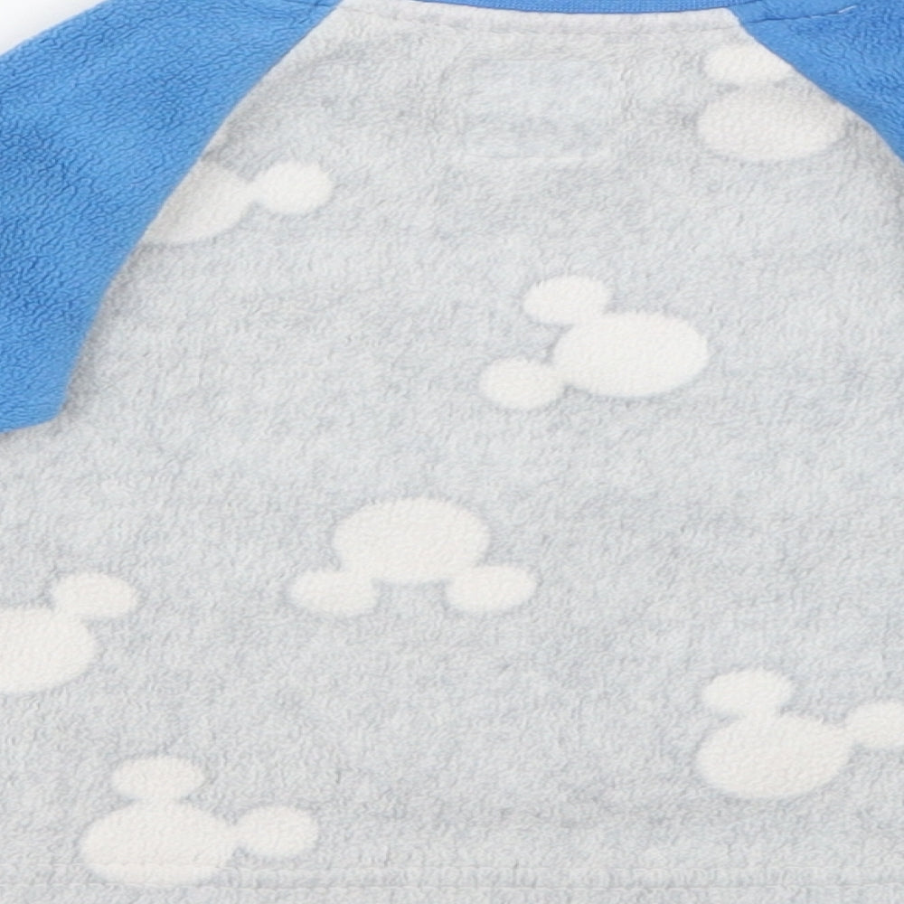 Primark Baby Blue Polyester Pullover Jumper Size 6-9 Months - Disney Mickey Mouse