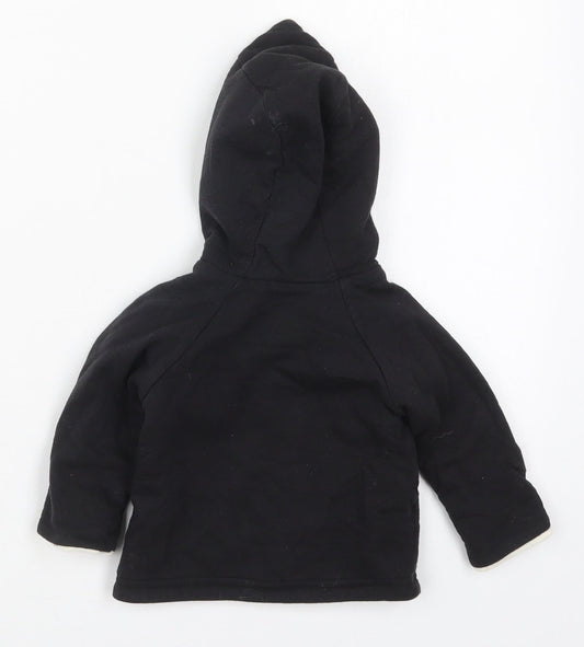 George Boys Black Jacket Size 0-3 Months Button