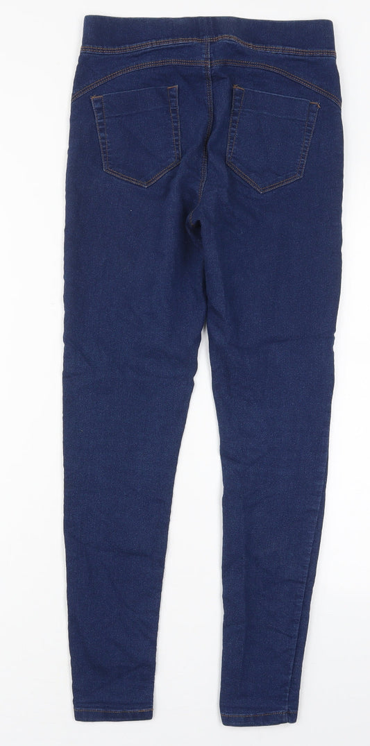 Denim Co Womens Blue Cotton Jegging Jeans Size 8 L28 in Regular