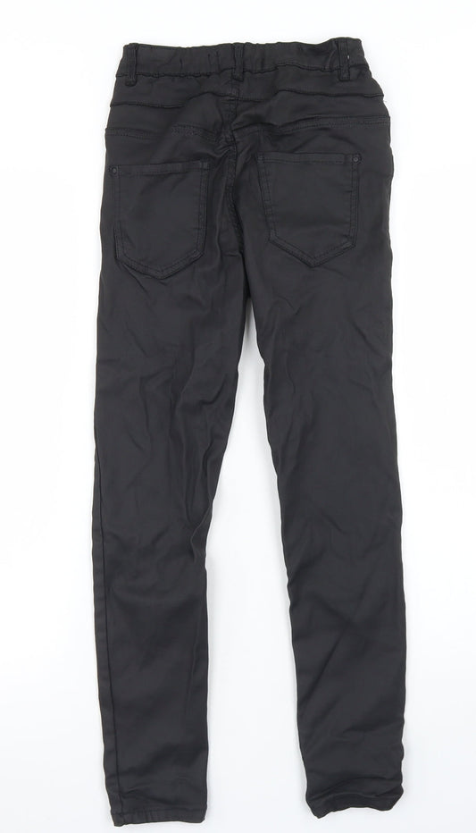 New Look Womens Black Viscose Skinny Jeans Size 8 L24 in Regular Button