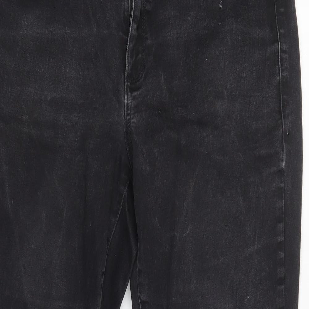 Gap Womens Grey  Cotton Skinny Jeans Size 32 L28 in Regular Button