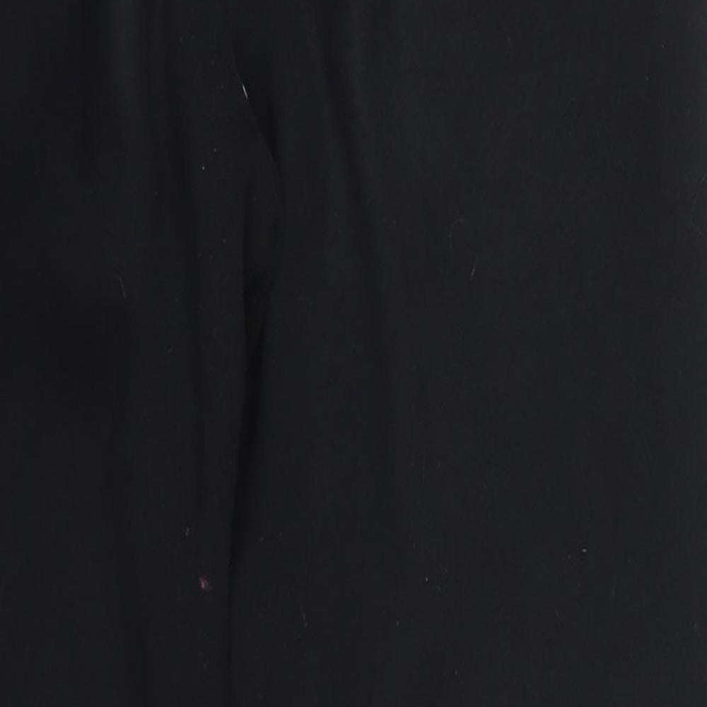 Hollister Mens Black Cotton Sweatpants Trousers Size XS L27 in Regular Drawstring