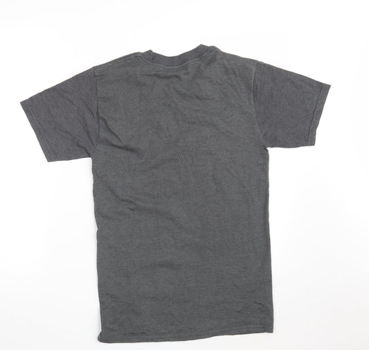 Disney Mens Grey  Cotton  T-Shirt Size S Round Neck  - I'LL BE YOUR MICKEY