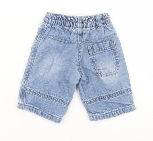 NEXT Boys Grey Cotton Capri Jeans Size Newborn - Up to 1 Month
