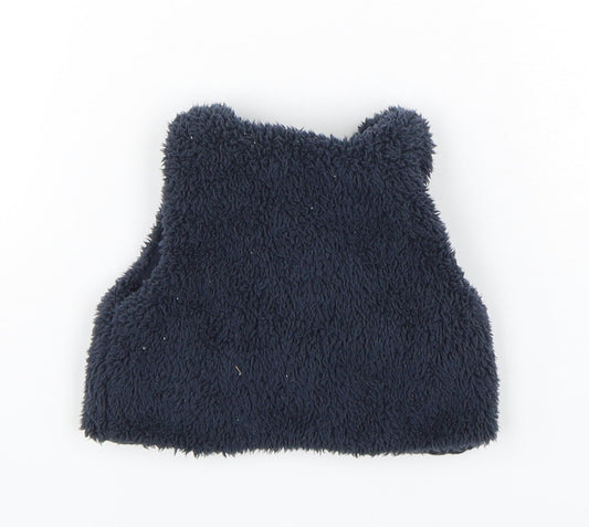 John Lewis Girls Blue Gilet Coatigan Size 0-3 Months