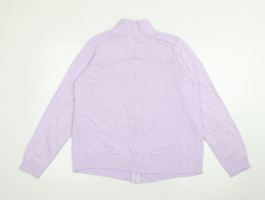 George Womens Purple Jacket Size 20 Zip