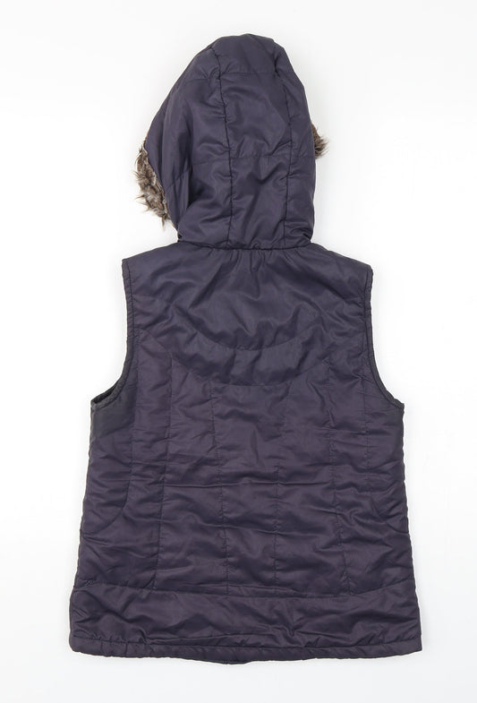MODO Womens Blue Gilet Coat Size 8