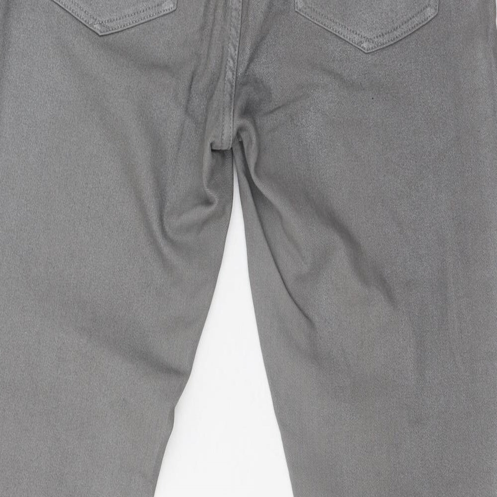 Gap Womens Grey  Cotton Skinny Jeans Size 30 in L27 in Slim Zip