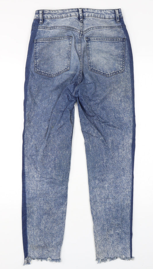 ASOS Womens Blue Cotton Skinny Jeans Size 28 in L28 in Regular Button