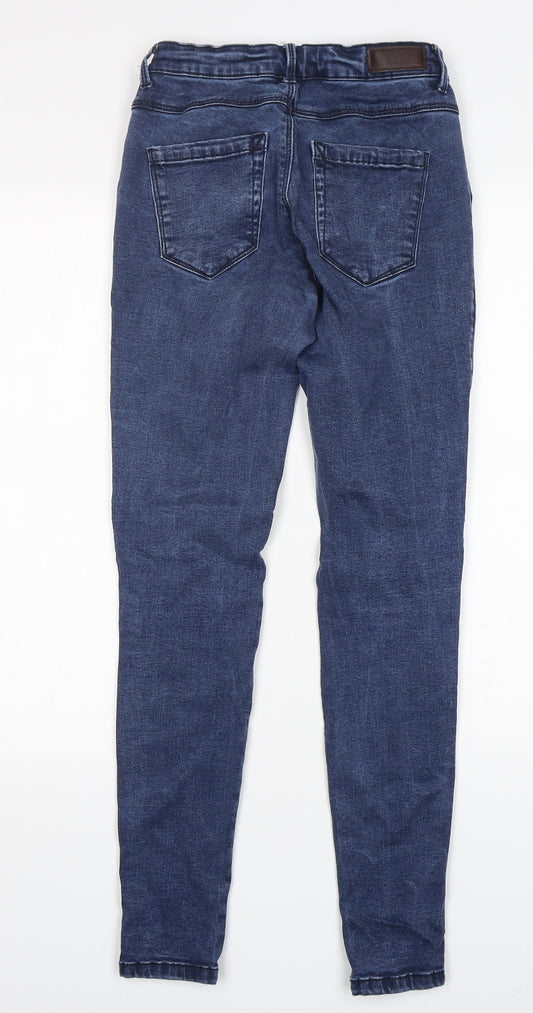 Only Womens Blue Lyocell Skinny Jeans Size 26 in L30 in Regular