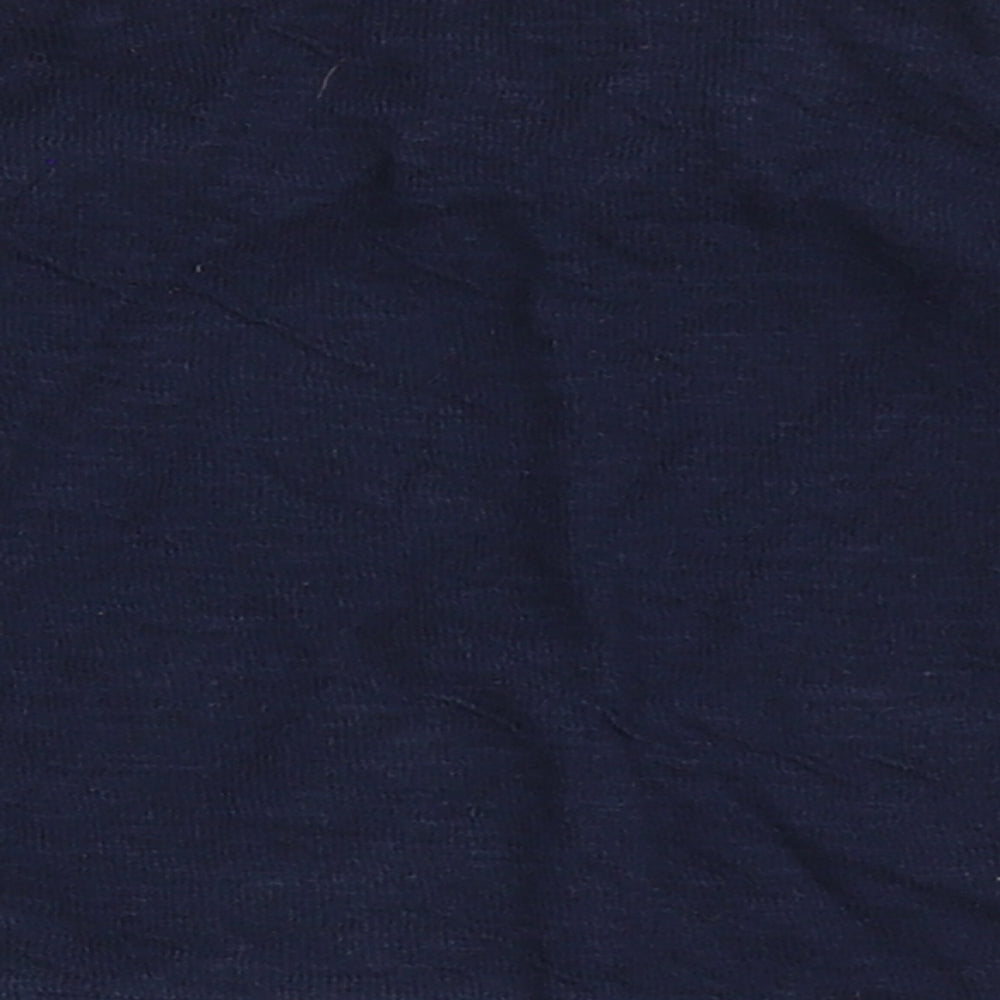 F&F Boys Blue 100% Cotton Basic T-Shirt Size 3-6 Months Round Neck Pullover - Born To Be Cool