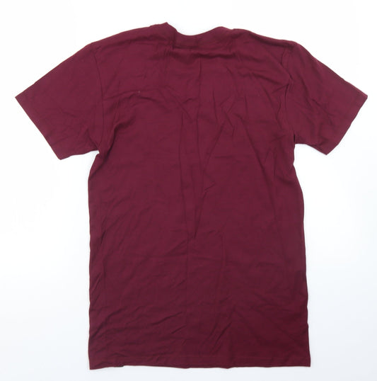 Local Laundry Mens Purple Cotton T-Shirt Size S Crew Neck