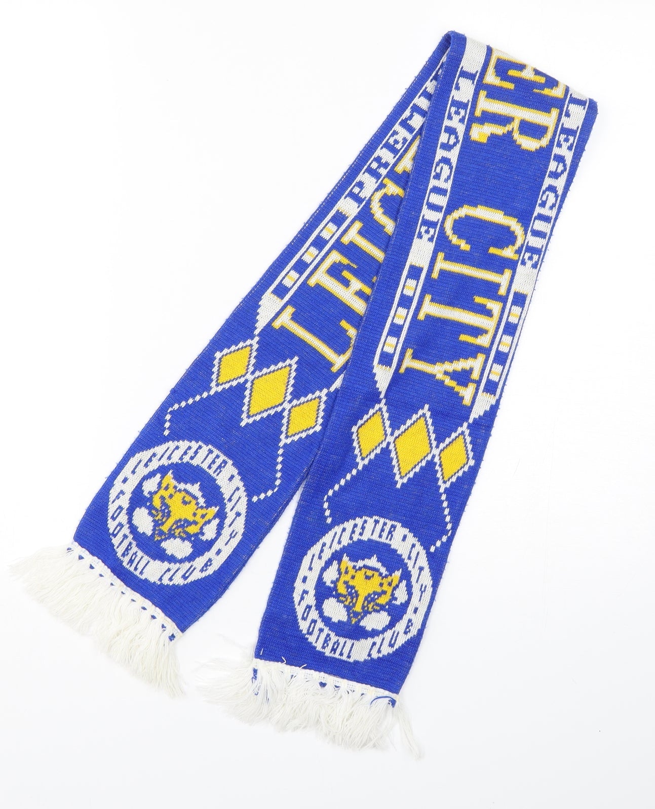 Preworn Mens Blue Acrylic Scarf Size Regular - Leicester City FC
