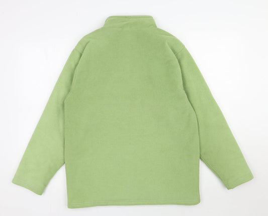 EWM Womens Green Jacket Size 10 Zip