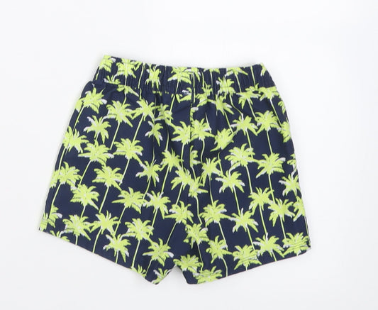 priamrk Boys Green Polyester Cropped Trousers Size 12-18 Months Tie