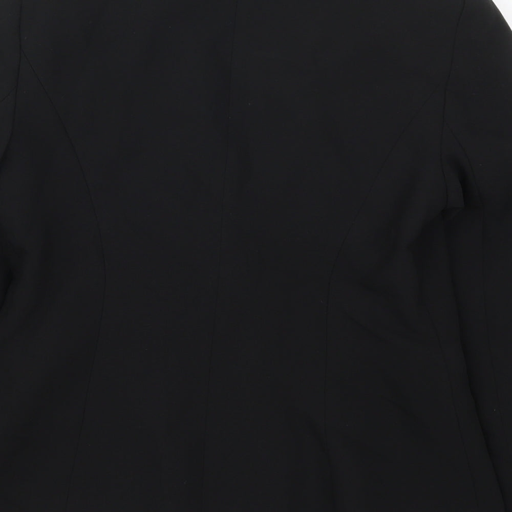 Dorothy Perkins Womens Black Polyester Jacket Suit Jacket Size 4