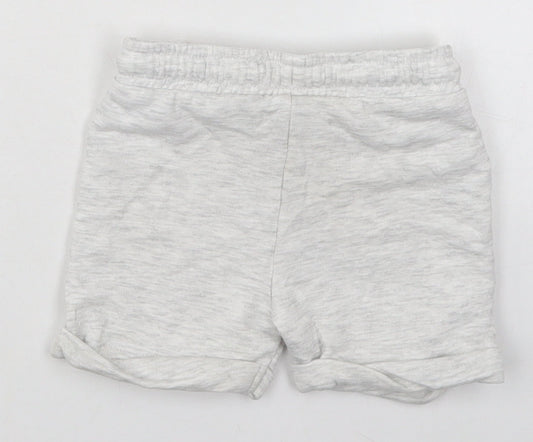 Fred&Flo Boys Grey Cotton Sweatpants Trousers Size 6-9 Months Drawstring - Sweat Shorts