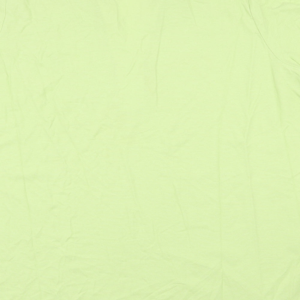 BM Casual Mens Green 100% Cotton Polo Size XL Collared Button