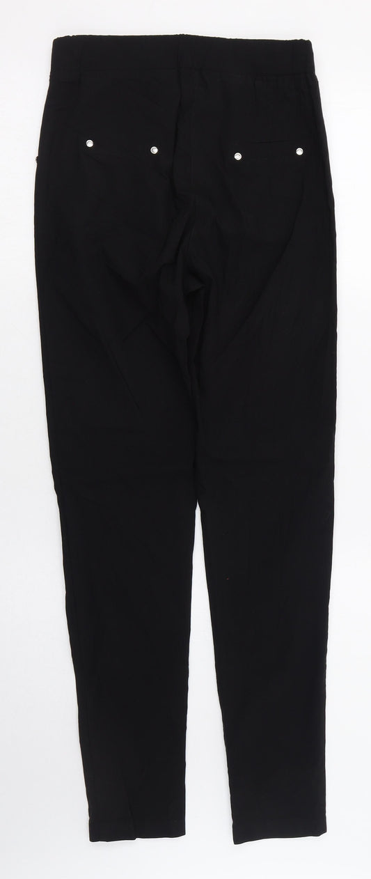 James Lakeland Womens Black Viscose Carrot Leggings Size 10 L28 in