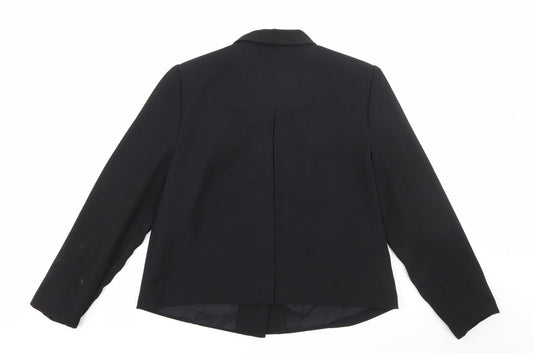 Maggy London Womens Black Jacket Size 10 Button