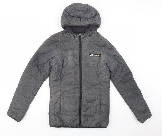 ellesse Womens Grey   Puffer Jacket Jacket Size 8  Zip