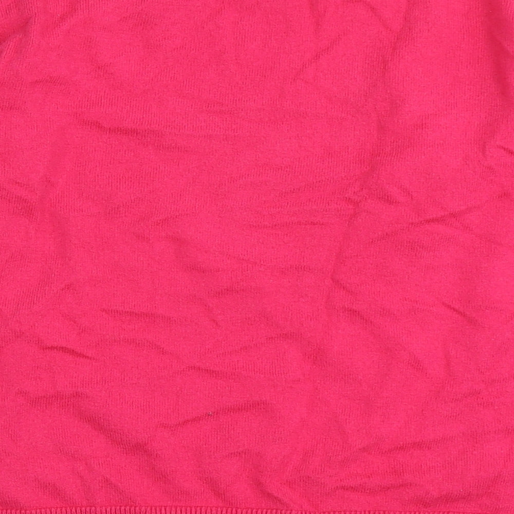 Gap Girls Pink Round Neck 100% Cotton Pullover Jumper Size M Pullover - Star