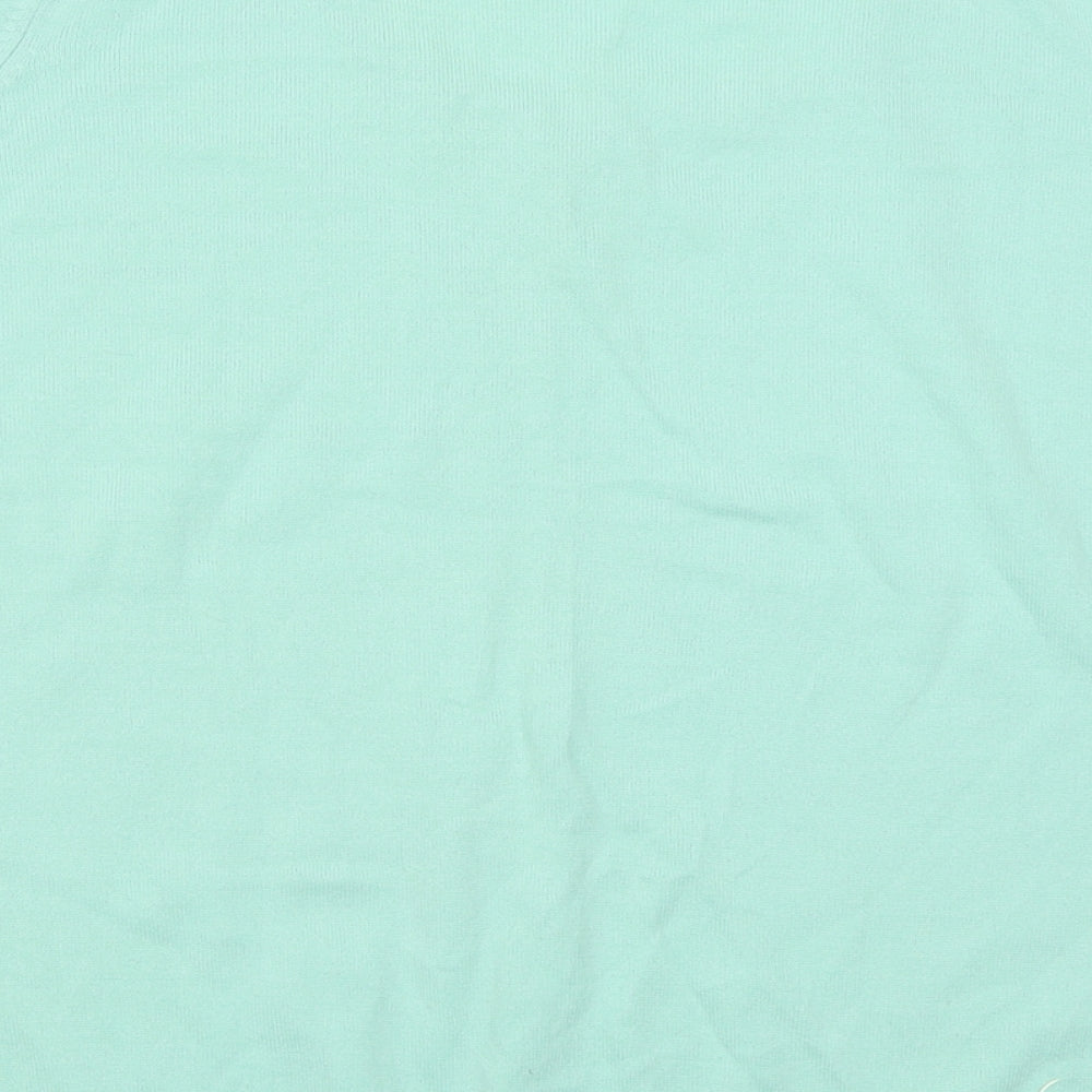 EWM Womens Green Acrylic Basic T-Shirt Size 18 Crew Neck - 18-20 size