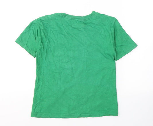 Lego x Star Wars Boys Green Cotton Pullover T-Shirt Size 5 Years Round Neck Pullover